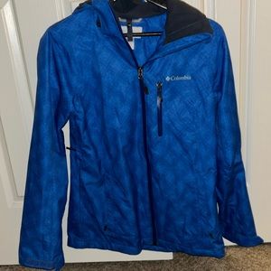 columbia interchange rain outdoors jacket . looks and feels new 10/10 condition